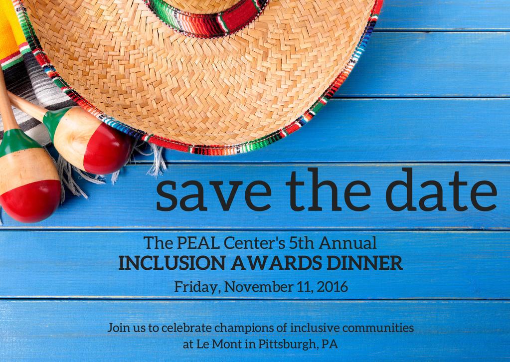 Want to Help the PEAL Center? Parent Education & Advocacy Leadership Center 2325 E Carson Street Suite 100A Pittsburgh, PA 15203 412.281.4404 (Pittsburgh) 215-567-6143 (Philadelphia) 1.866.950.