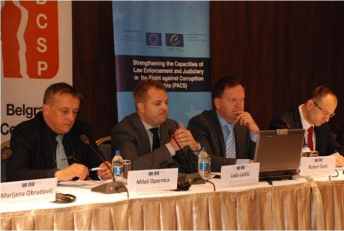 3. SERBIA The EU/JP project on Strengthening the capacities of law enforcement and judiciary in the fight against corruption in Serbia (PACS) supported directly the Serbian reform agenda through