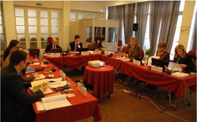 Meeting of the working group for drafting the amendments to the AML/CFT Law with participation of Mr. Herbert Zammit Laferla, CoE expert, and Mr.
