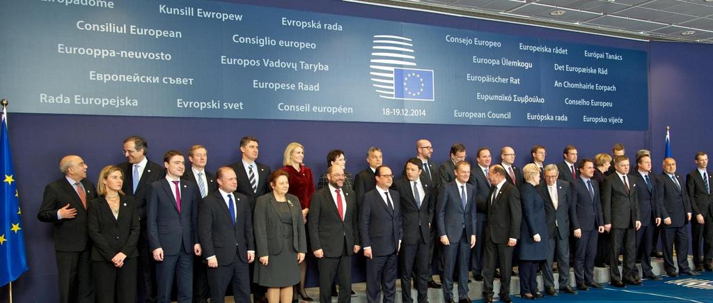 The European Council It is the summit of heads of state/government of all EU countries.