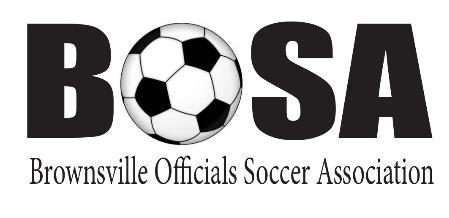 - TASO CHAPTER BY-LAWS ARTICLE I NAME This organization shall be known as the Brownsville Officials Soccer Association (BOSA).