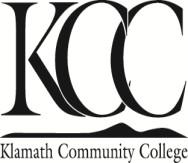 KLAMATH COMMUNITY COLLEGE BOARD OF EDUCATION 7390 South Sixth Street - Klama