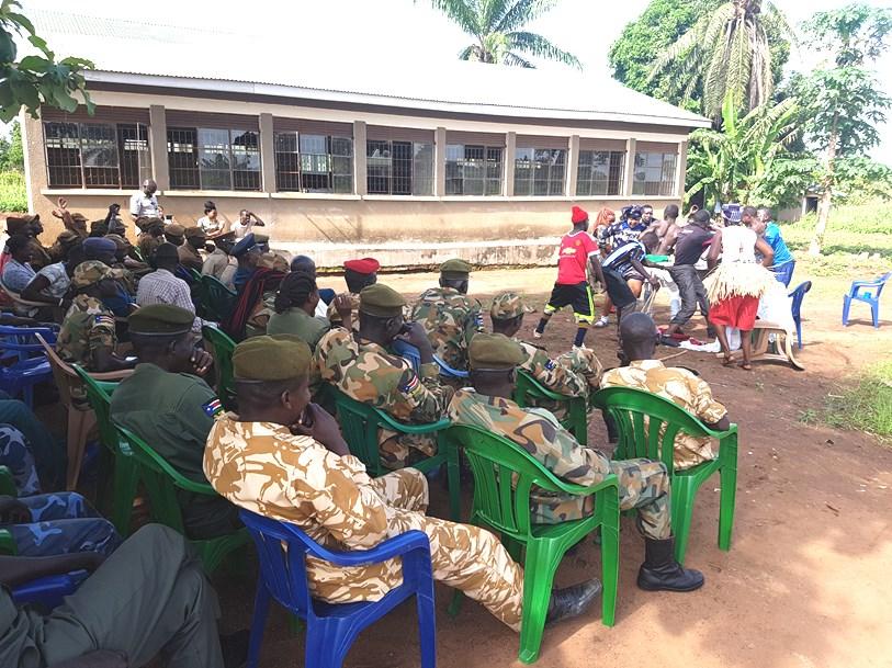 peace agreement with the government, 1,926 SSNLM and surrendered SPLA-iO members were officially integrated into the organized forces on 23 January 2018.