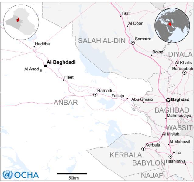 Highlights ISIL seizes large parts of al-baghdadi WFP begins food distributions in Zummar and Al- Quosh; assessments ongoing In Erbil, 1,000 IDPs at Debagah site in need of WASH assistance Situation