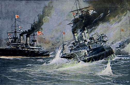 1904-1905 Russo-Japanese War Surprise attack by Japanese forces on Russia in the Liaodong Peninsula.