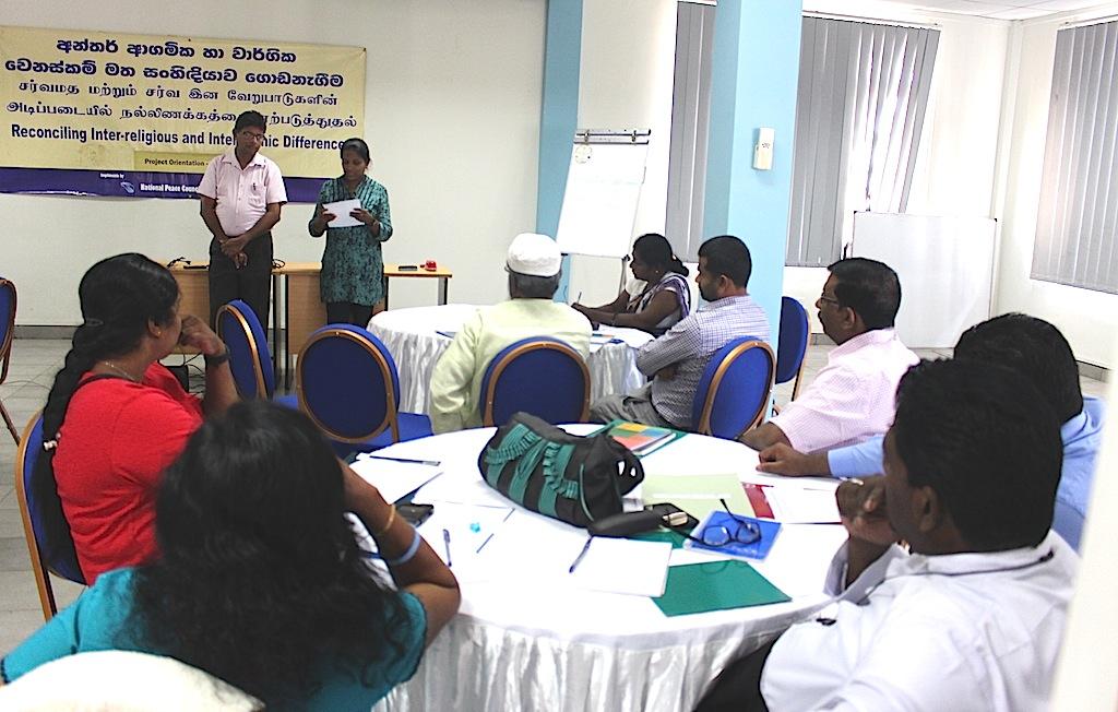 TJ Orientation For NPC Partners Under NPC s Reconciling Inter Religious and Inter Ethnic Differences (RIID) project Phase II, an orientation meeting was conducted at NPC for its partners and District