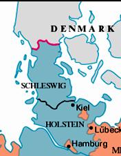 C. Bismarck's 3 Step to German Unification: Step 1 The Danish War 1864 Schleswig