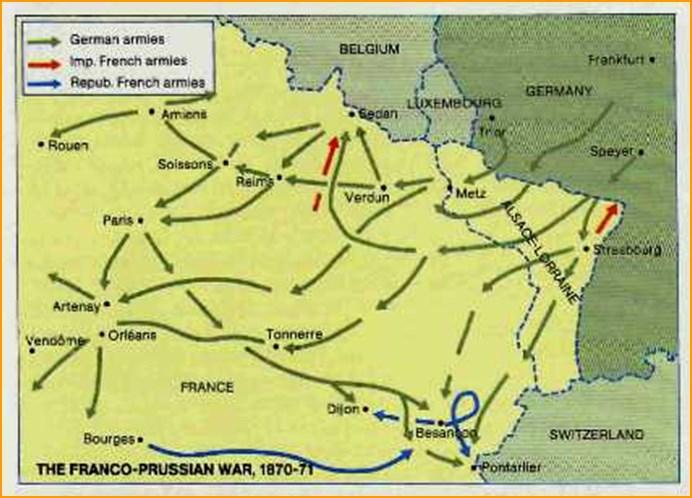C. Bismarck's 3 Step to German Unification: Step