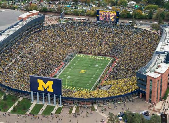 STORIES OF OUR STATE Reaching U-M Fans in a Unique Way Targeting Using Facebook and Instagram and a small budget, we drew a 1 mile radius around the Big House and served Stories of our State ads