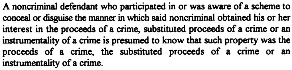 substituted proceeds of a crime or an instrumentality of a crime.