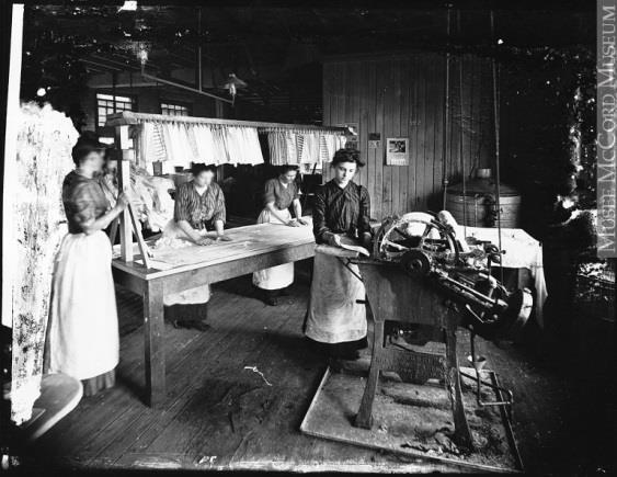 16 Working in a textile factory 17