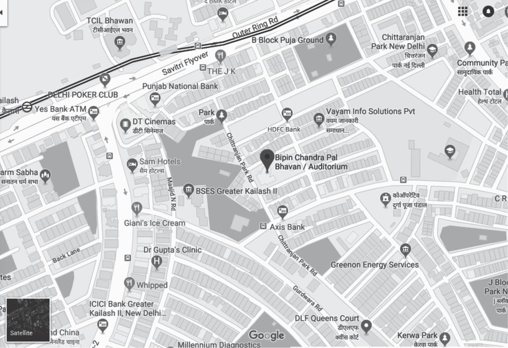 Rute map for AGM venue Venue: Bipin Chandra Pal Memorial