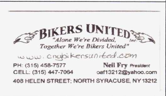 Onondaga Chapter New March 2017 MRF (Motorcycle Riders Foundation) 1325 G Street NW Suite 500 Washington DC 20005 Phone: 202-546-0983 Fax: 202-546-0986 Website: www.mrf.