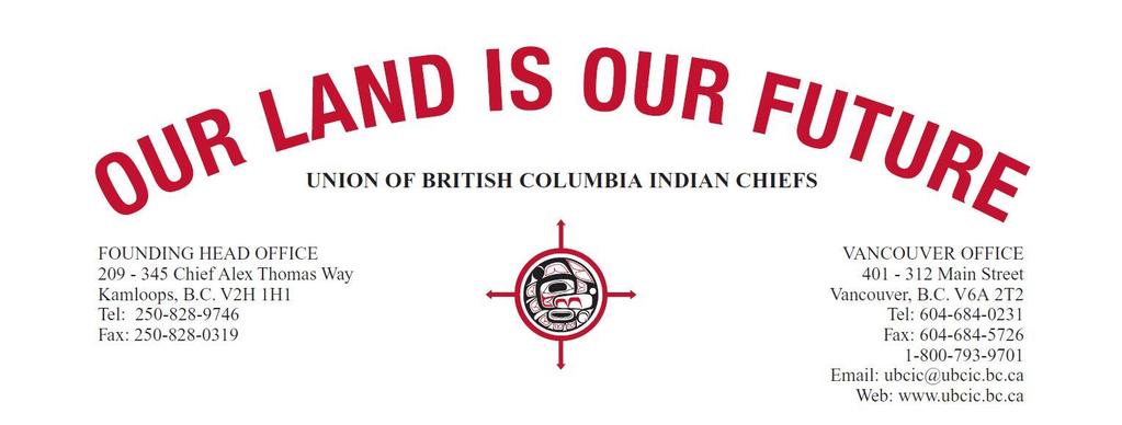 UNION OF B.C. INDIAN CHIEFS ANNUAL GENERAL ASSEMBLY OCT 2 ND TO 4 TH, 2018 MOCCASIN SQUARE GARDENS, TK EMLÚPS TE SECWÉPEMC TERRITORY Resolution no.