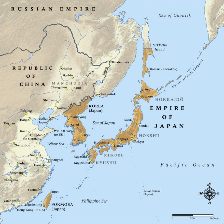 19 Although mainland Japan is effectively 99% ethnically Japanese, the rest of the Empire is largely stratified in its composition.