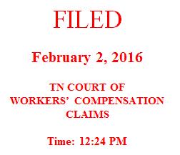 IN THE COURT OF WORKERS' COMPENSATION CLAIMS AT KNOXVILLE RONALD REESE, Employee, v. WASTE CONNECTIONS, INC. Employer, and ESIS, INC. Carrier. Docket No.