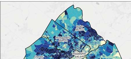 & the median income in the Fairhill