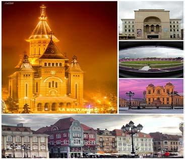 TIMISOARA is the capital city of Timiș County, in western Romania one of the largest Romanian cities (the third most populous city in the country, as of 2011), with a population of 319,279