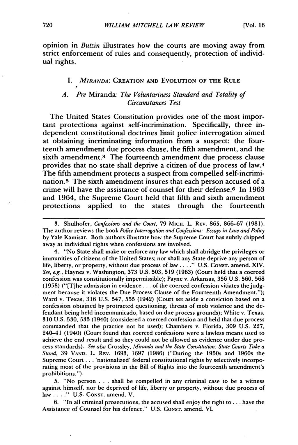 William Mitchell Law Review, Vol. 16, Iss. 3 [1990], Art. 7 WILLIAM MITCHELL LA W REVIEW [Vol.