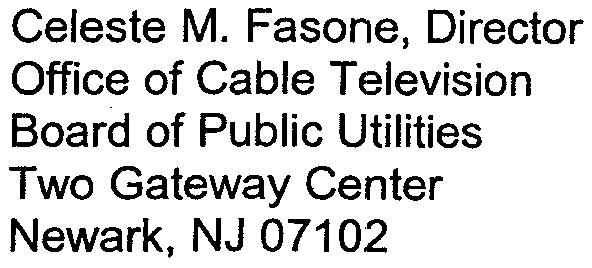 IN THE MATTER OF THE ALLEGED FAILURE OF PATRIOT MEDIA AND COMMUNICATIONS CNJ, LLC TO COMPLY WITH PROVISIONS OF THE NEW JERSEY CABLE TELEVISION ACT, N.J.S.A. 48:5A-1 ~~, AND/OR THE NEW JERSEY ADMINISTRATIVE CODE, N.