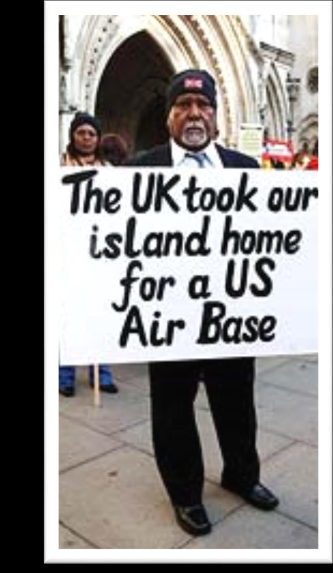 Why does the USA need an alternative to Diego Garcia? Its lease expires in 2016 Exiled islanders won their 40-year legal battle to return home, in May 2007.