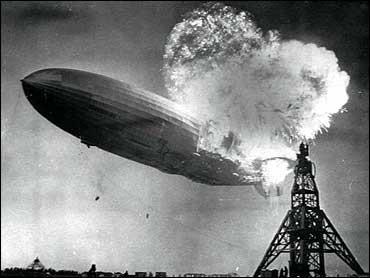 Radio captured news as well as providing entertainment One of the first worldwide broadcasts was the horrific crash of the Hindenburg, a German Zeppelin (blimp), in New Jersey on May 6, 1937