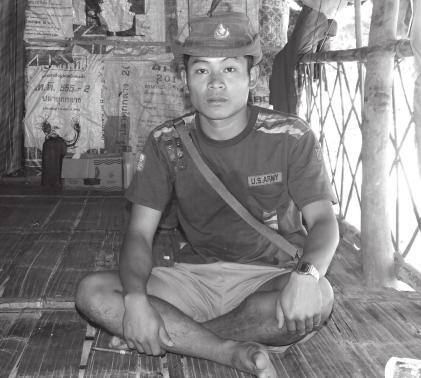 I think it is the least I could do to work for my nation. We need equipments; weapons, medicine, hammocks and uniforms. Saw Doh Htoo 24, is from Brigade 5.