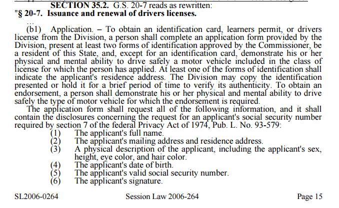 Effective July 27, 2006, taxpayer ID Number no longer considered proof of identity in DMV