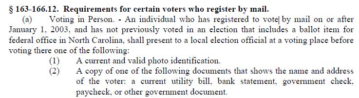 a limitless array of nonphoto documents that are impossible for election workers to authenticate.