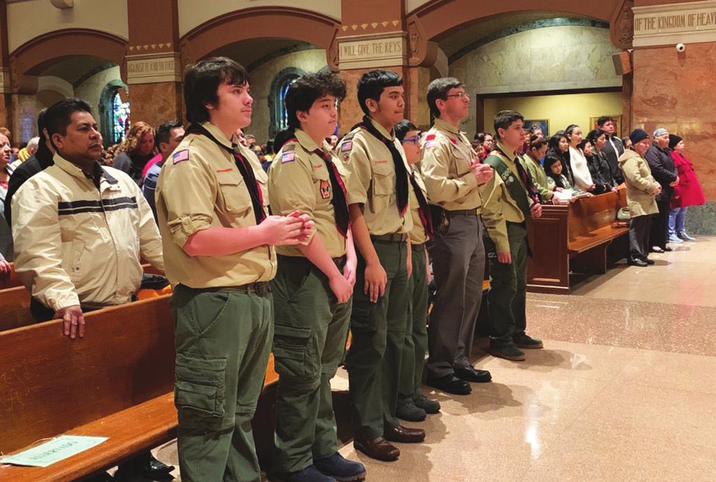 Boy Scout, Cub Scout and Explorer / Venturer units across the country, generally in February around Scouting s birthday/anniversary date, hold these special services at local churches, temples,