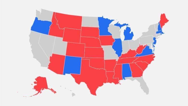 2020 Senate Map Again Favors Republicans 22 REPUBLICAN SEATS AND 12 DEMOCRATIC SEATS 2 Dem seats are in