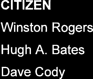 Bates November 30, 2018 Dave Cody November 30, 2018 Composition: Three citizens to
