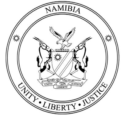 6807 Government Gazette 28 December 2018 9 SCHEDULE 3 PART A BLAZON OF NATIONAL SEAL 1. The National Seal of the Republic of Namibia must: 1.1 Not be tinctured; and 1.