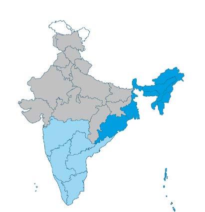 The 2014 Electoral Map of India Congress: 14 BJP: 111 Others: 45 Battleground: 102 Congress: 32 BJP: 23 Others: 78 Battleground: 49 Heartland zone 272 East India 89 Southern Hemisphere
