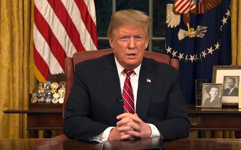 Donald J. Trump Oval Office Address on Immigration and Border Security delivered 8 January 2019, White House, Washington, D.C.