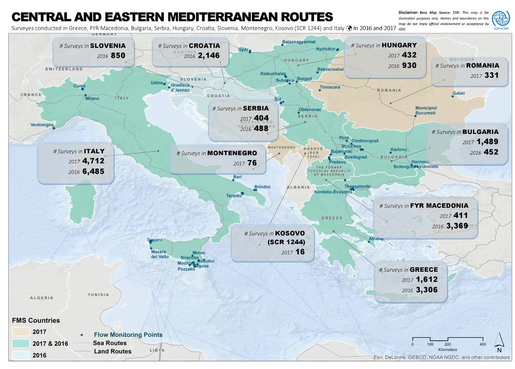 THE HUMAN TRAFFICKING AND OTHER EXPLOITATIVE PRACTICES INDICATION SURVEY ANALYSIS ON MIGRANTS INTERVIEWED ALONG On the Eastern Mediterranean route, Germany was reported as first intended destination