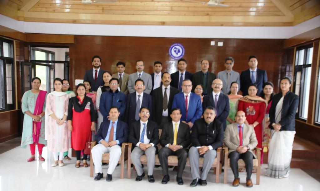 Group Photograph Two-day Course on Use of Video Conferencing Facilities for Senior Civil Judges, Civil Judges and Officers from Police Department of the State Himachal Pradesh Judicial Academy