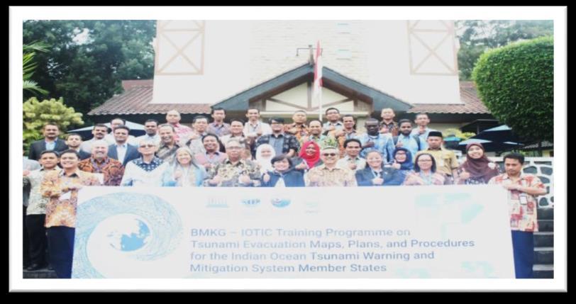 Indian Ocean Countries Training on Tsunami Evacuation Maps, Plans, and Procedures (TEMPP) (13-24 November 2017) participated by 23 participants from 12 countries of