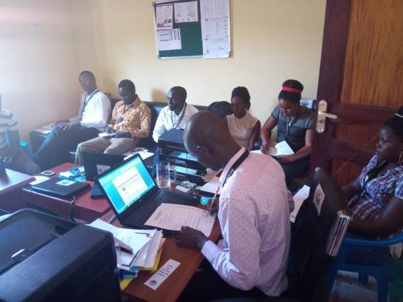 CEFoRD Staff and BoD members during review of standard institution policies in Juba Other