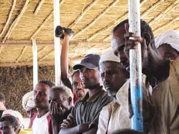 Refugees A hazardous quest I man arrived in Shagarab refugee camp, Eastern Sudan, after fleeing from Eritrea to Sudan four months ago to escape religious persecution in her country.