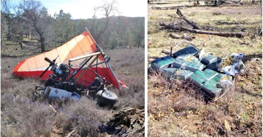 Figure 10. Downed Ultralight Aircraft Carrying Drugs 280 If someone wants to purchase an ultralight aircraft, all he or she would need to do is go to EBay and bid for one.