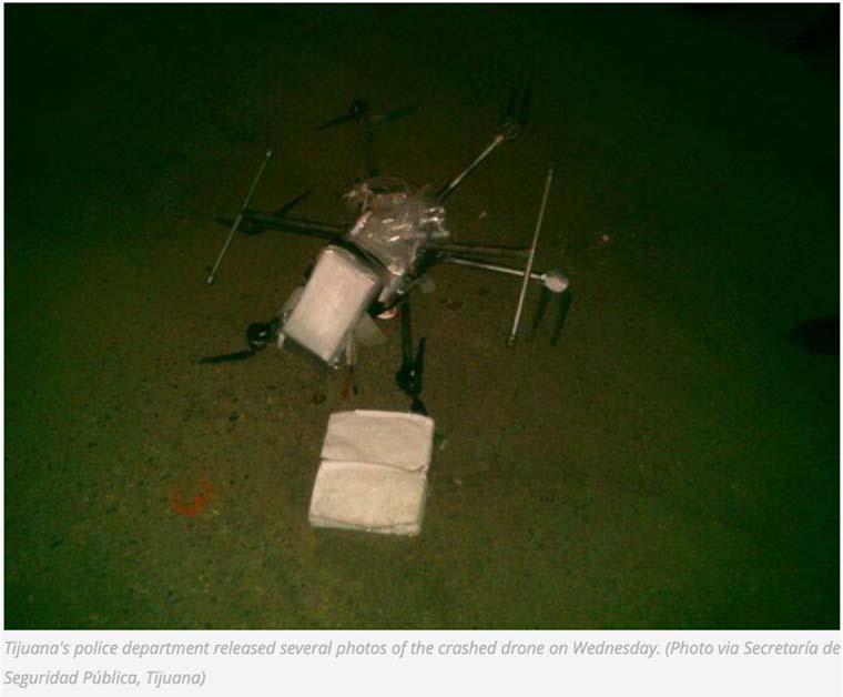 Figure 11. Crashed Drone Recovered by Authorities in Tijuana 289 For an illustrative example, suppose a member of the cartel wanted to purchase a drone for drug smuggling purposes.