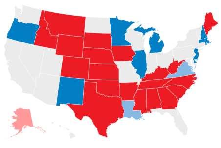 Republicans won decidedly in Senate races, picking up 7 states so far (NC, AR, CO, IA, WV, MT, and SD), while