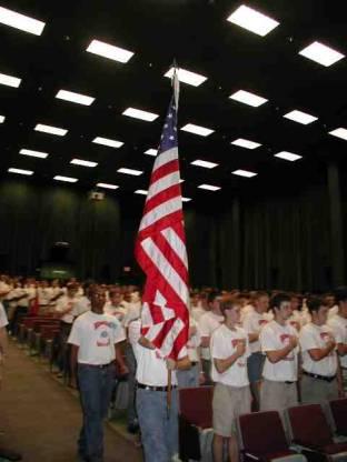 Everyday Activities Each day the Color Guard presents the American Flag and.