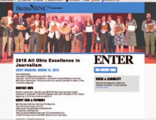 3/GeneRAl RuleS 1. Only publications with circulation in Ohio, and online media produced in Ohio are eligible. In-house publications, newsletters, advertorial sections or membership publications, etc.