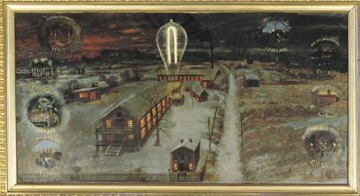 Edison Lab at Menlo Park Edison Lab at Menlo Park Always a self-promoter, Edison used this depiction of his "invention factory" to suggest that his development