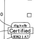 Figure 6 illustratess an example of certification indicator