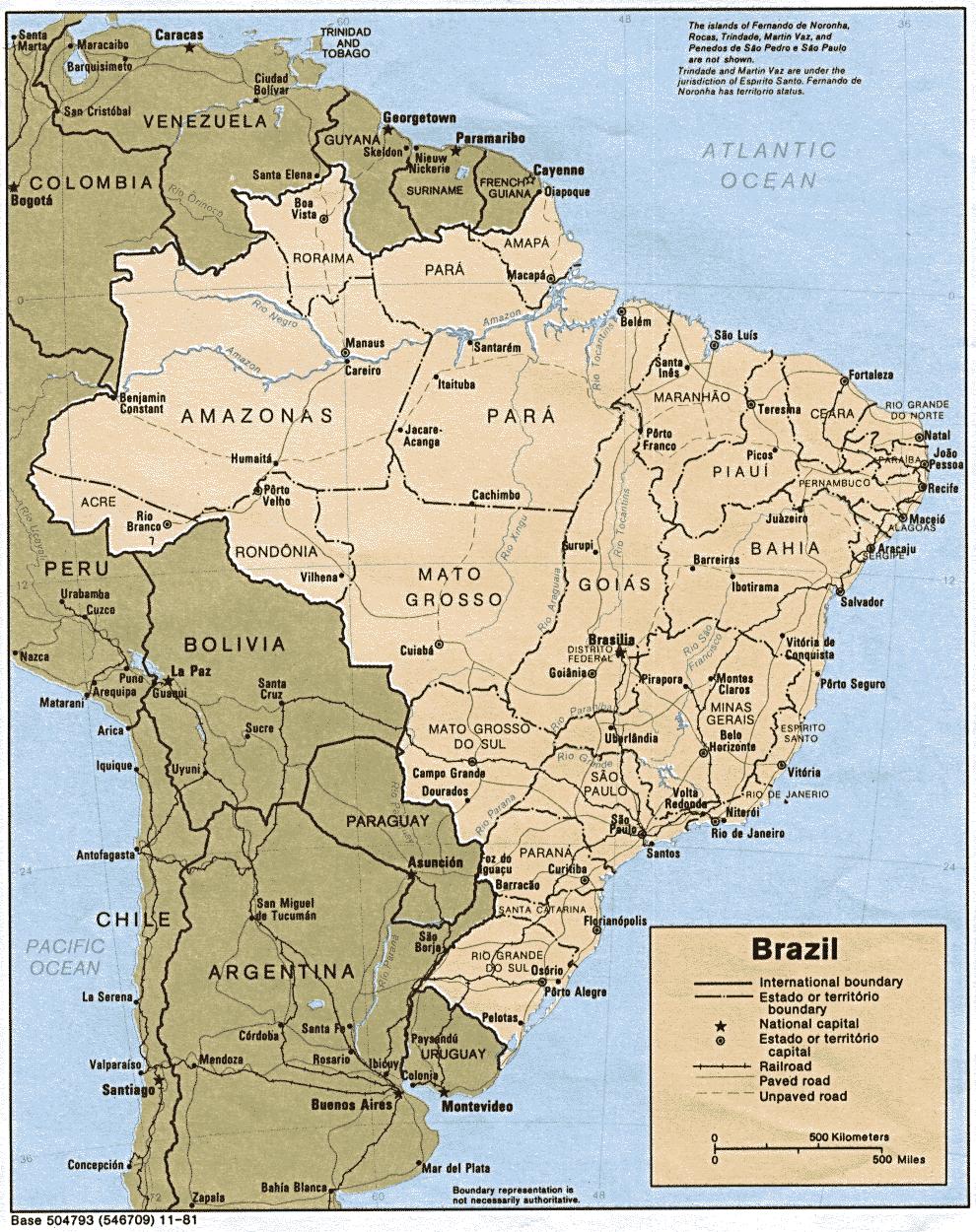 Appendix 1 Figure 15: Map of Brazil.