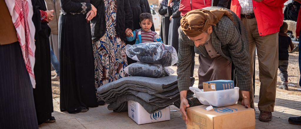 5 million vulnerable Syrian and Iraqi IDPs and refugees assessed to be in need of winterization assistance. 1.5 million (43%) people reached with winterization assistance as of 30 November.