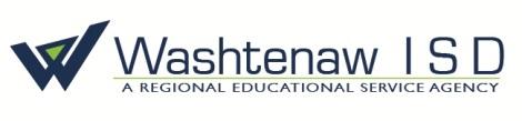 Agenda of Special Meeting - December 21, 2018 A Special meeting of the Board of Education of Washtenaw Intermediate School District will be held beginning at 10:30 a.m. in the WISD Board Room at 1819 S.